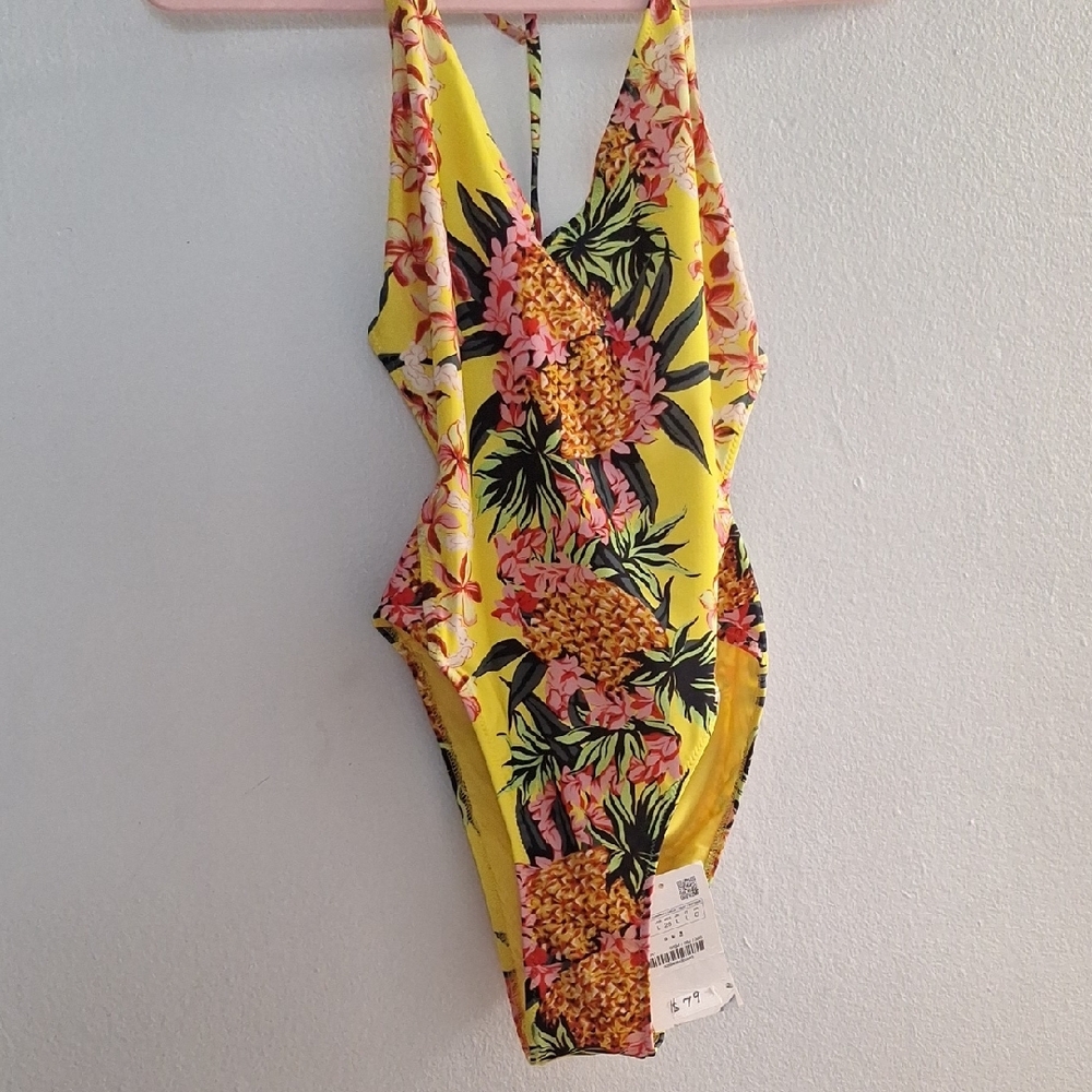 Tropical Floral One-Piece Swimsuit